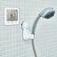 Bathroom Clock, Lcd Digital Alarm With Waterproof Touch Shower Clock, Temperatur Carousel 2