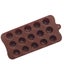 24 Grid Coffee Chocolate Mould Cavity Silicone Flower Rose Chocolate Cake Bake M Carousel 2