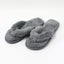 Grey Jandal Plush Slippers by Honeydew Carousel 1
