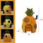Aquarium Pineapple House Set, 3pcs Aquarium Ornament - Spongebob House Decoratio Carousel 3