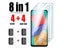 8in1 Tempered Glass For Xiaomi Redmi Note 11 10 9 8 6 Pro 11S 9S 9T 7 Screen Carousel 3