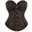 Slimming Coffee Color Halloween Corset Top For Busty Women Sizes Xs-6Xl Carousel 1