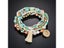 6Pcs/Set Bohemian Beaded Multi-layer Bracelet For Women Vintage Metal Coin Carousel 1