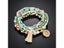 6Pcs/Set Bohemian Beaded Multi-layer Bracelet For Women Vintage Metal Coin Carousel 3