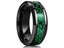 Fashion Black Tungsten Wedding Celtic Dragon Rings For Men Inlaid Green Zircon Carousel 6