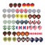 60pcs Harrows Flight Dart Standard Flights Darts Corner Wing Carousel 1