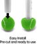 Precut Tennis Balls For Furniture Legs Heavy-duty Felt Glide Coverings 4 Pcs Carousel 3
