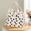 Lunch Bag for Women Men Cute Corduroy Lunch Tote Bags Reusable Insulated Carousel 9