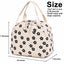 Lunch Bag for Women Men Cute Corduroy Lunch Tote Bags Reusable Insulated Carousel 10
