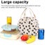 Lunch Bag for Women Men Cute Corduroy Lunch Tote Bags Reusable Insulated Carousel 13