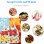 Lunch Bag for Women Men Cute Corduroy Lunch Tote Bags Reusable Insulated Carousel 14