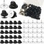 1 Box Of Rubber Pin Backs Clutch Backings Pin Cap Keepers Diy Replacement With Carousel 2