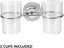 Suction Cup Double Toothbrush Holder | Bathroom Cup Holder | Stainless Steel Too Carousel 3