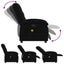 Massage Recliner Chair Black Fabric Txbptnl Carousel 7