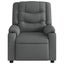 Massage Recliner Chair Dark Grey Fabric Txblnkx Carousel 6