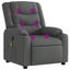 Massage Recliner Chair Dark Grey Fabric Txblnkx Carousel 11