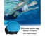 blue+black-Long Hair Swim CapSilicone Swimming Caps for Girls, Kids, Adu Carousel 3