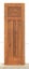 Wooden Bungalow 3-Panel Cupboard Door - Unhung H1830 x W608 NL15439 Carousel 2