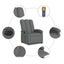 Electric Massage Recliner Chair Dark Grey Fabric Txbptkt Carousel 7