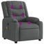 Massage Recliner Chair Dark Grey Fabric Txblntl Carousel 11