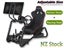 Racing Simulator Cockpit with Seat and Monitor Stand Carousel 1