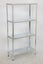 4 Tier Storage Rack Shelves 1.45m - Galv Steel Racking Shelf - Workshop Shelving Carousel 1