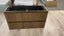 1200 Sodina Wall Hung 4 draw in Canyon Oak with Cosmetic Drawer and Double Basin Carousel 1