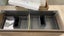 1200 Sodina Wall Hung 4 draw in Canyon Oak with Cosmetic Drawer and Double Basin Carousel 5