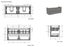 1200 Sodina Wall Hung 4 draw in Canyon Oak with Cosmetic Drawer and Double Basin Carousel 6
