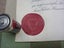 Awesome Old Vintage Academic University Certificate With Seal Carousel 3
