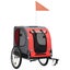 Dog Bike Trailer Red and Black Koilp Carousel 1