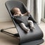 BabyBjorn: Bouncer Bliss Jersey - Charcoal Grey Carousel 2