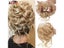 LUPU Synthetic Hair Bun Bands Blonde Black Messy Curly Chignon Donut Updo Carousel 3