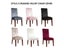 3 Types Material Jacquard Dining Chair Cover Spandex Elastic Stretch Chair Carousel 6