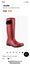Woman’s Red Knee High Gumboots - Sz39/8 Brand New BOGS Carousel 7