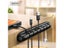 QOOVI Cable Organizer Management Wire Holder Flexible USB Cable Winder Tidy Carousel 2