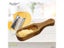 Jaswehome Stainless Steel Cheese Grater With Removable Acacia Wood Collector Carousel 5