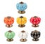Pumpkin Shape Door Knobs Pull Handle Ceramic Blue Carousel 3
