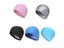 Elastic Waterproof PU Swimming Cap For Men Women Adults Carousel 3