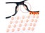 24pcs Soft Anti-slip Glasses Nose Pads EVA Foam Adhesive Sweat Absorb Sponge Carousel 4