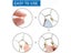 24pcs Soft Anti-slip Glasses Nose Pads EVA Foam Adhesive Sweat Absorb Sponge Carousel 6