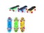 2pcs Mini Alloy LED Fingerboard Frosted Toy For Child Carousel 6