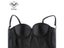 Wechery Women Leather Corset Top Crop Bustier Gothic Bra Push Up Bodice Sexy Carousel 6