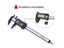150mm 100mm Electronic Digital Caliper Carbon Fiber Dial Vernier Caliper Gauge Carousel 7