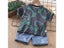 Boys Clothes Summer Fashion Crew Neck Children Tracksuit Dinosaur T-shirt Denim Carousel 5