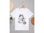 Unicorn Print Girls Creative T-shirt Casual Lightweight Comfy Tee Tops Kids Carousel 1