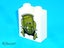 ®™DUPLO - 1 x White Brick 1 x 2 x 2 with Yellow Stanley Pattern (Disney Cars) Carousel 1
