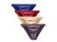 Mierside 2pcs/Men Briefs Thong Men's Sexy Breathable Underpants Comfortable Carousel 1