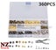 Leather Rivets Double Cap Rivets Kits 360PCS Carousel 1
