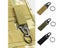 2pcs Tactical Hanging Buckle Molle Nylon Webbing Carabiner Belt Triangle Carousel 3